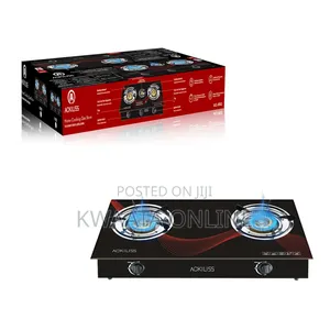 Ackiliss Cooking Gas Stove With a Glass Top Panel