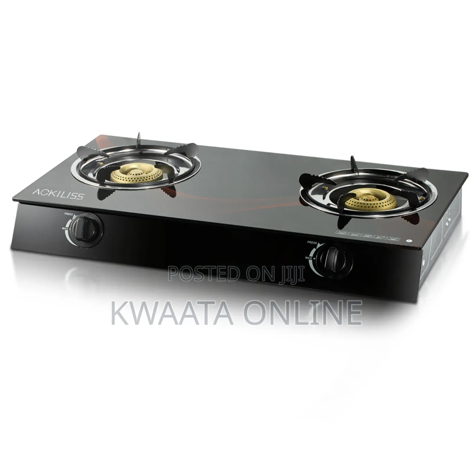 Ackiliss Cooking Gas Stove With a Glass Top Panel
