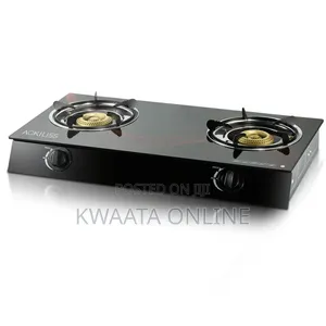 Ackiliss Cooking Gas Stove With a Glass Top Panel