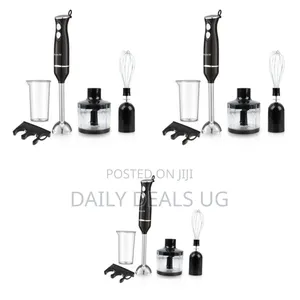 Saachi 4 in 1 Hand Blender With Dough Mixers and Vegetable Cutter