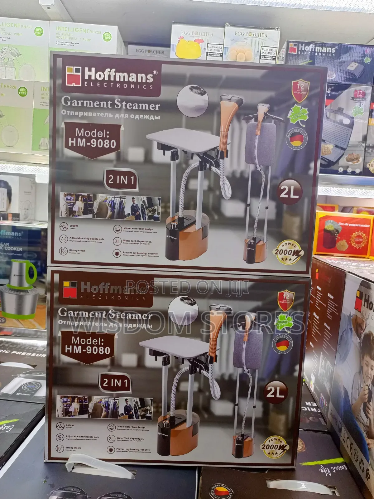 Hoffmans Electronics Garment Steamer, Model Hm-9080.