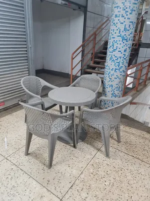 Beach Bars Hotels Plastic Chairs and Table Plastic Chairs and Table