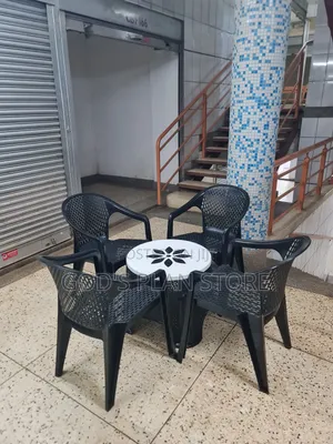 Ever Since Plastic Chairs and Table Plastic Chairs and Table