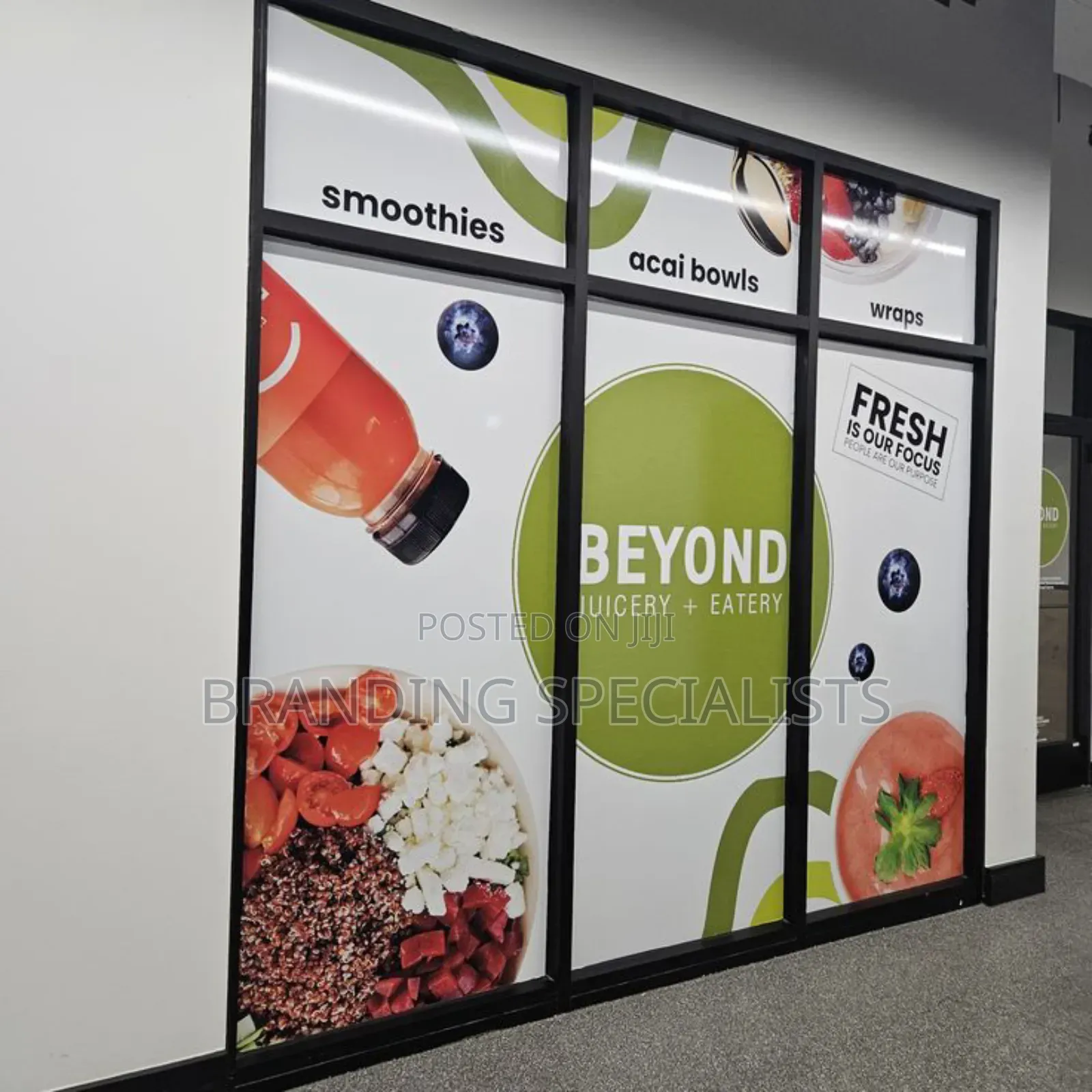 Door Sticker Branding