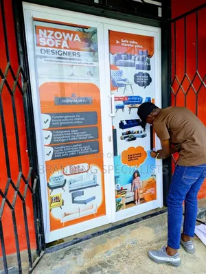 Door Sticker Branding