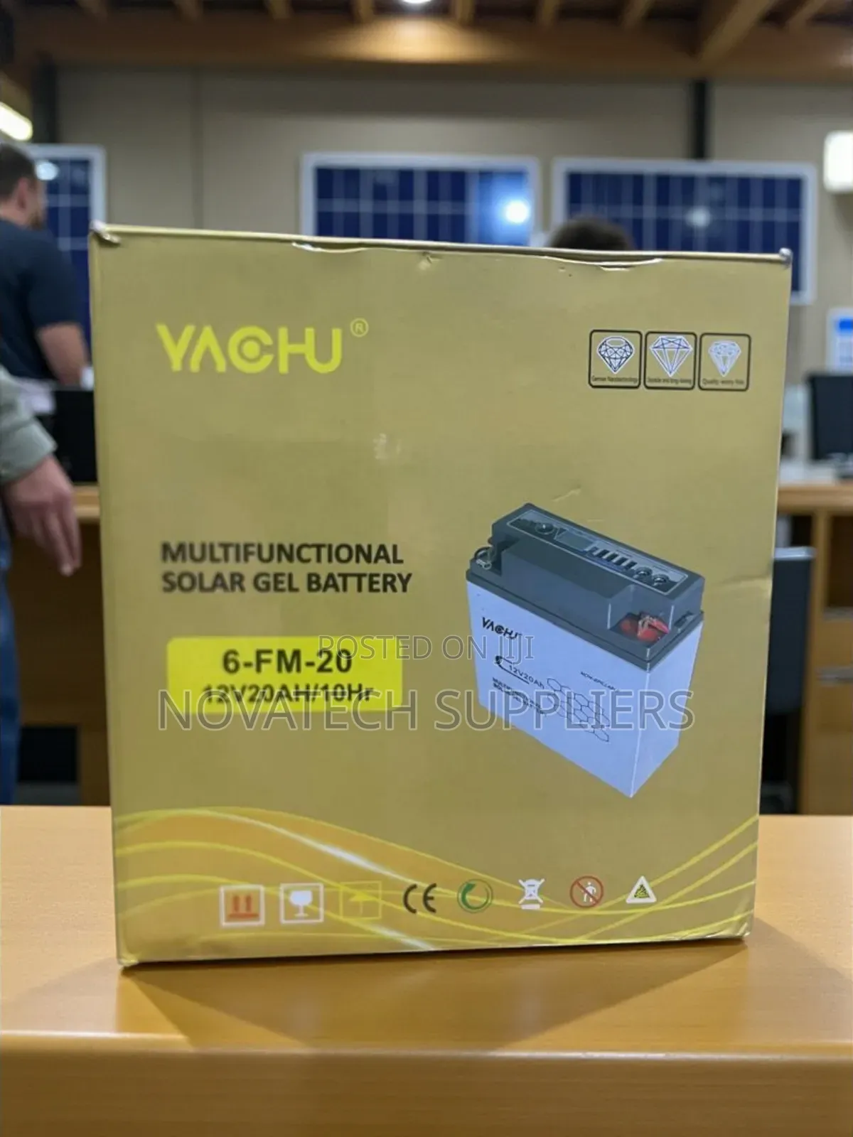 20ah Multifunctional Solar Gel Battery With Inbuilt Inverter