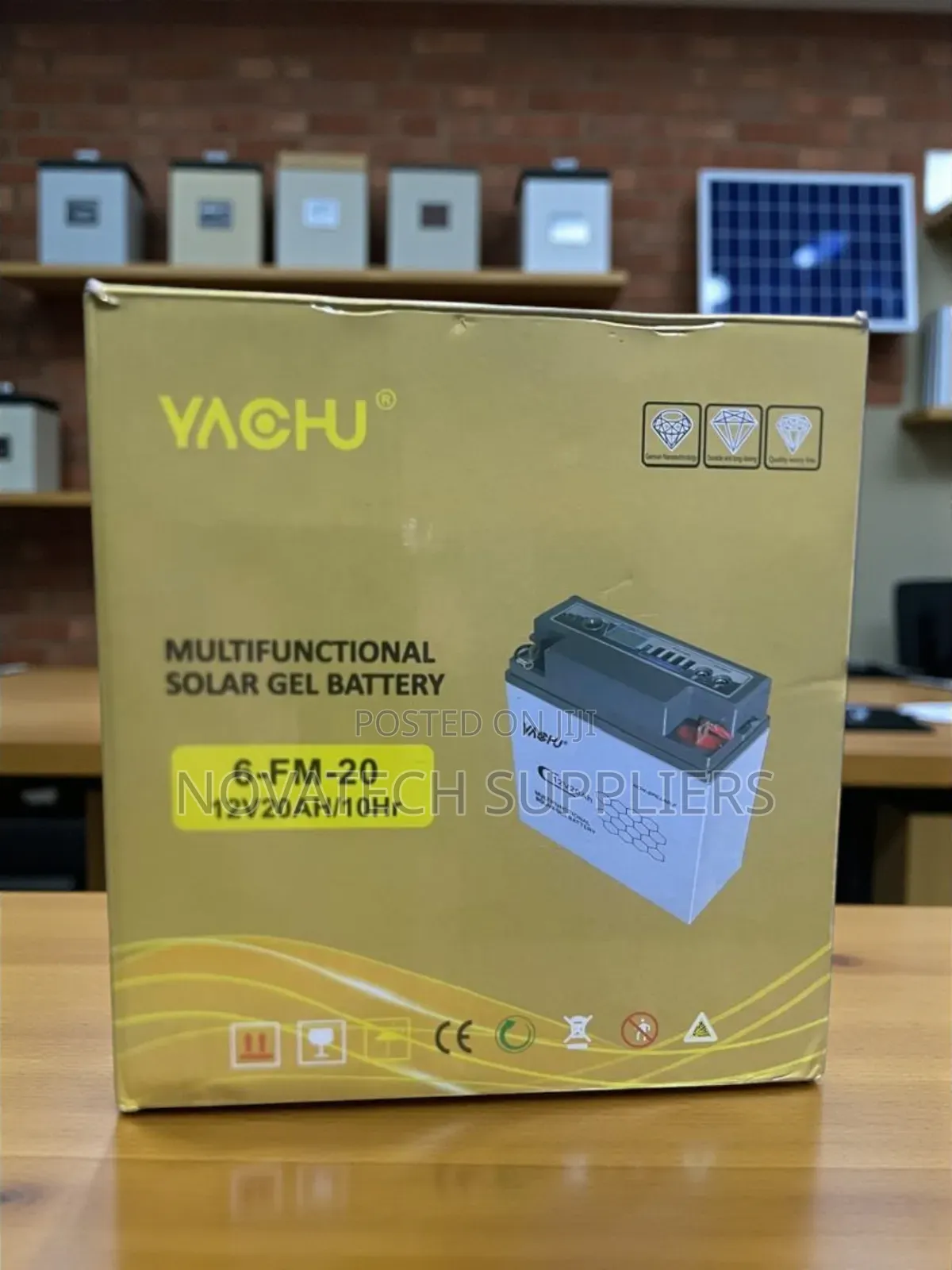 20ah Portable Multifunctional Solar Gel Battery