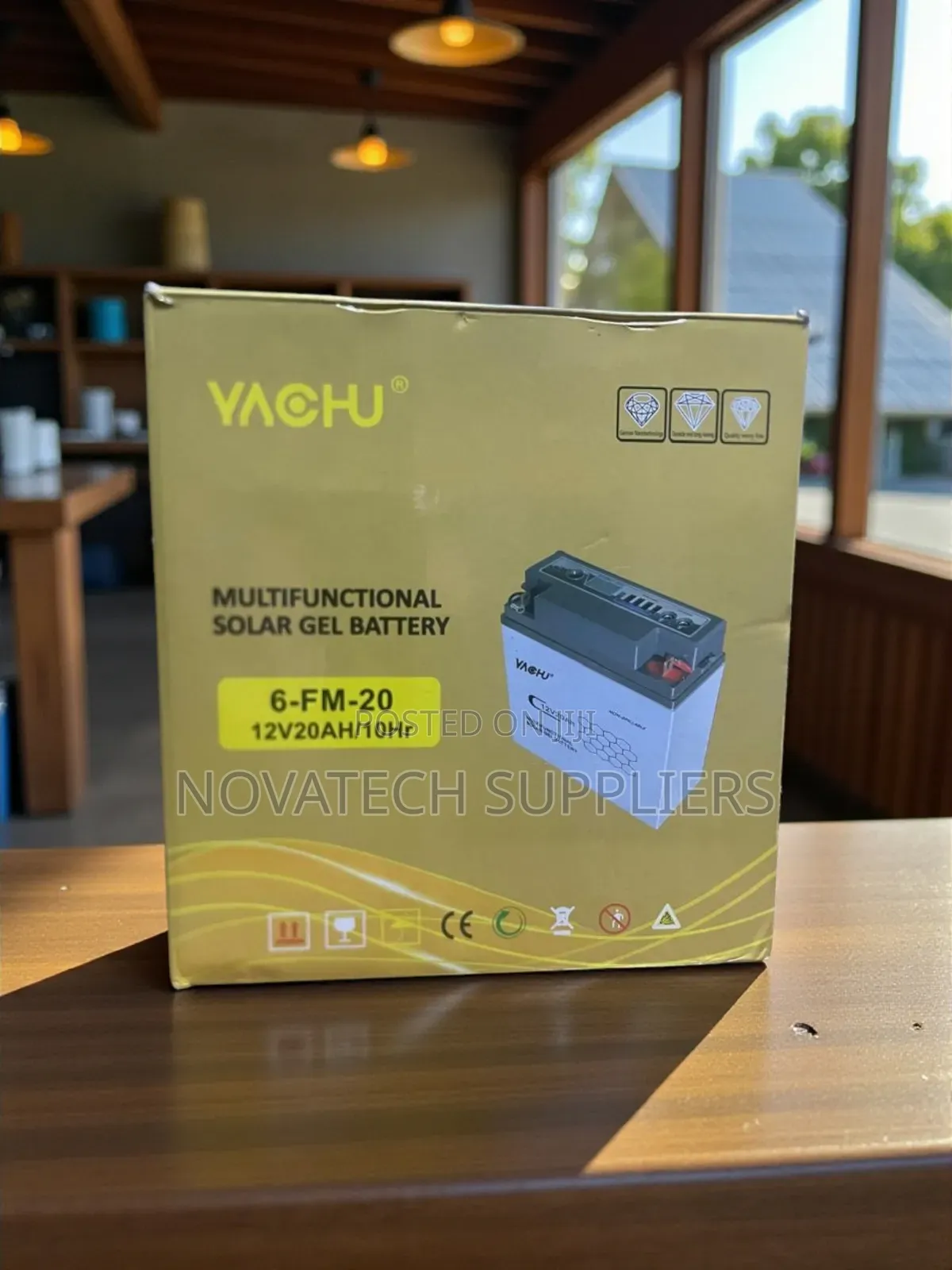 20ah Solar Gel Battery With Integrated Inverter Controller