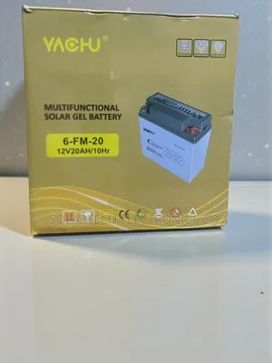 20ah Off-Grid Multifunctional Solar Gel Battery