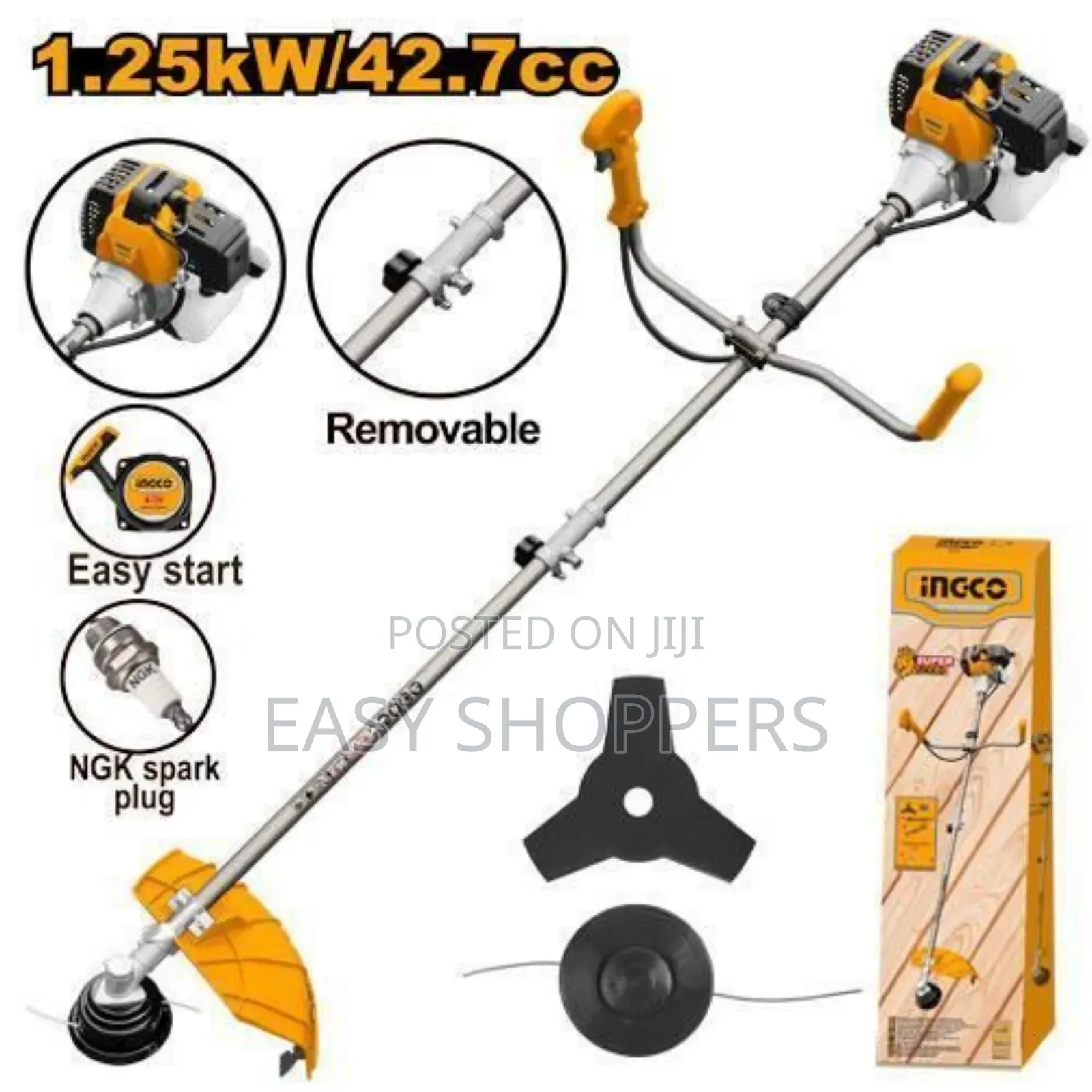 Ingco Gasoline Grass Trimmer and Bush Cutter