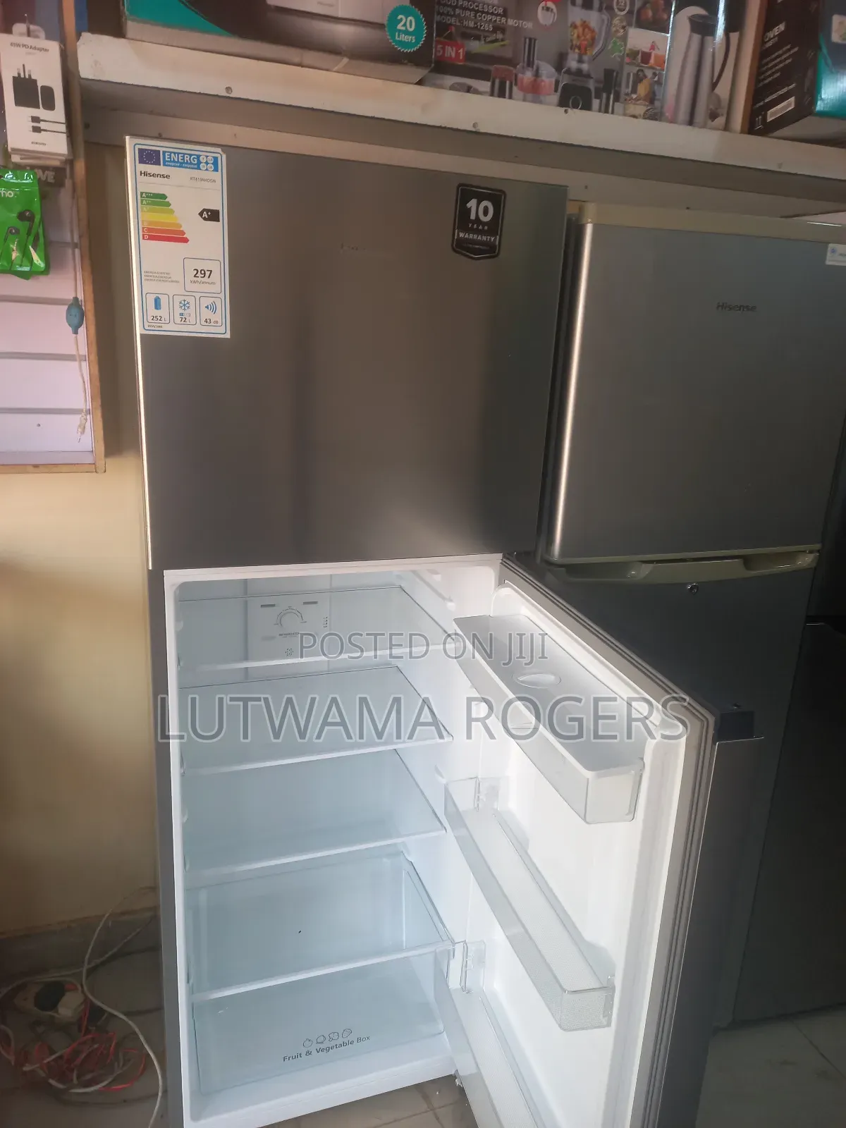 Hisense 419ltrs 10yrs Warranty for Compressor