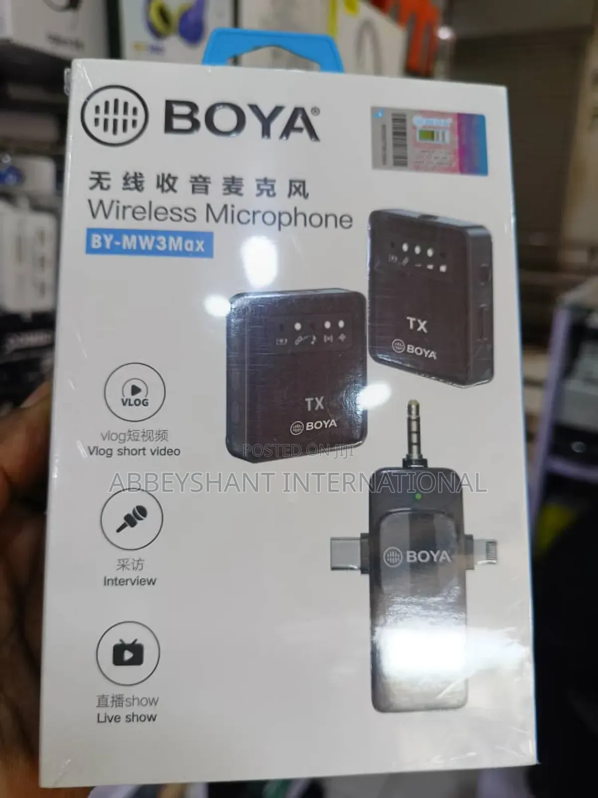Boya Wireless Microphone System.