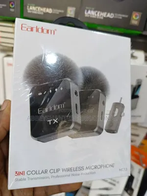 Earldom Mc13 3in1 Collar Clip Wireless Microphone/3 in 1 Microphone