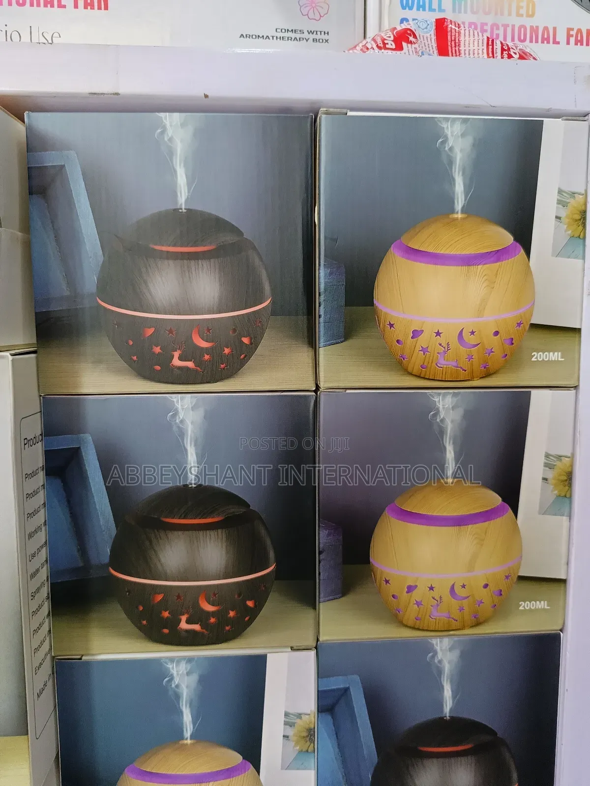 Mushroom-Shaped Air Humidifiers and Diffusers.
