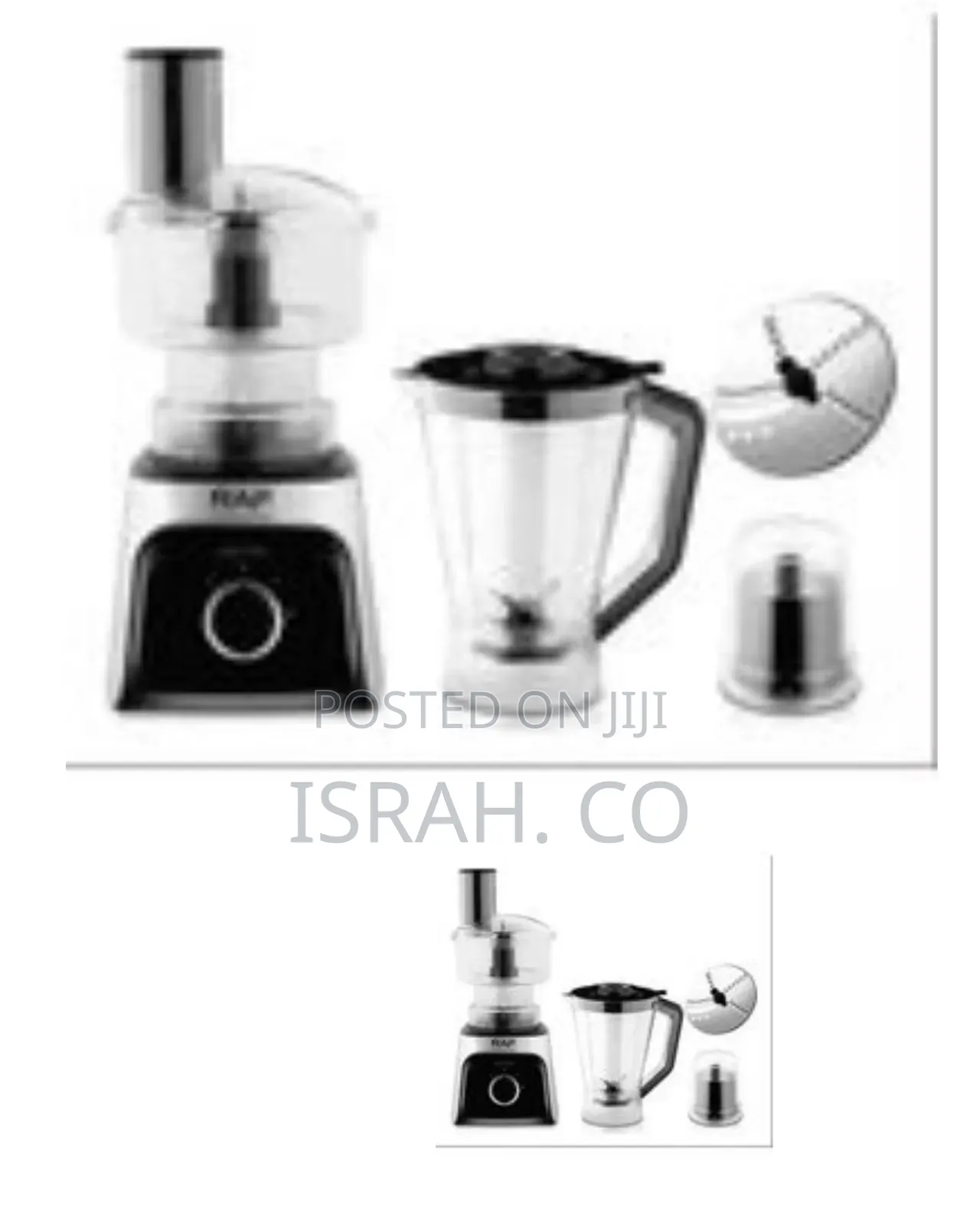 Raf Multi-Functional Food Processor and Blender System - Multicolor