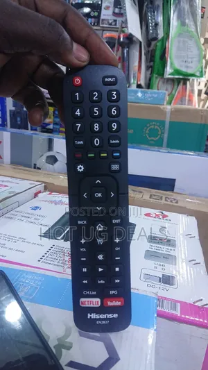 Hisense Remote Control For All Smart Tvs- Black