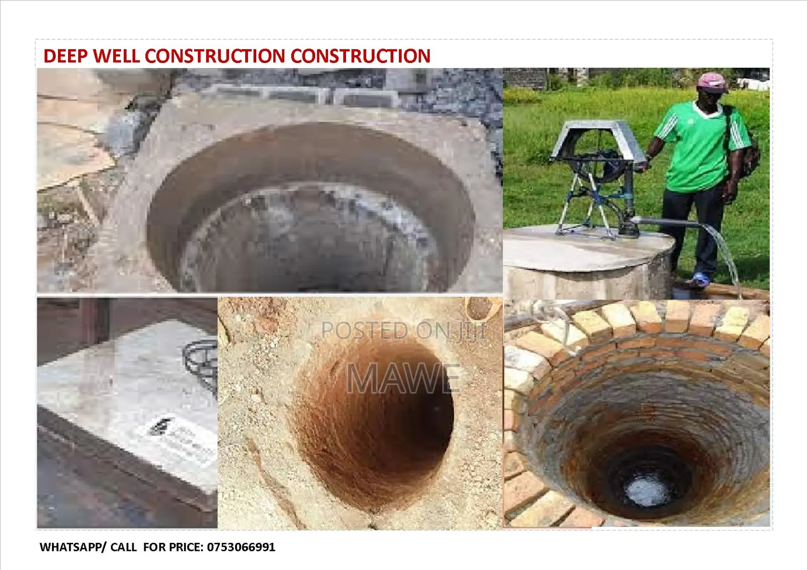 Deep Water Well And Valley Dam Construction