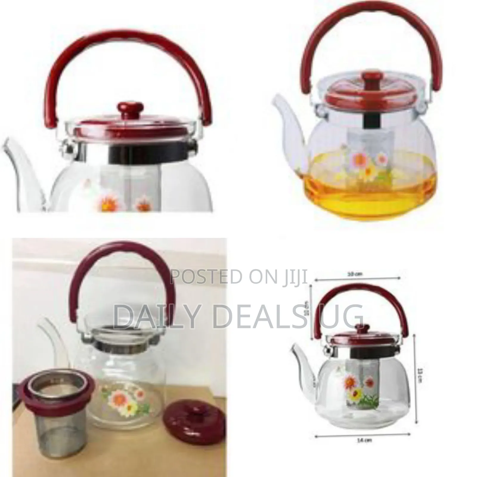 Glass Kettle. 1,1l - Transparent