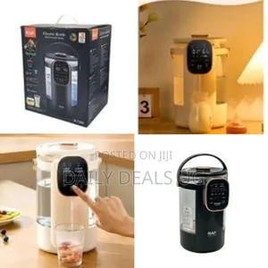 Raf Multi-Functional Borosilicate Glass Electric Kettle - Multicolor