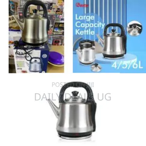 Stainless Steel Electric Kettle - Multicolor