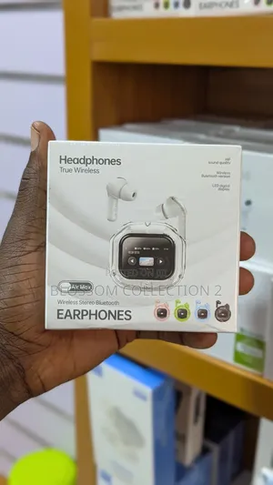 Airmax TWS Earbuds Smart Touch Display, Bluetooth 5.4