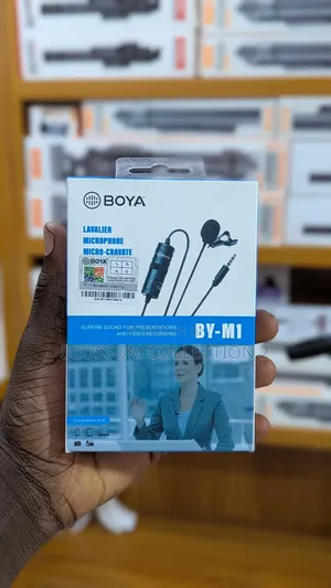 Boya by-M1 3.5mm Microphone With Adapter for Smartphones, Cameras