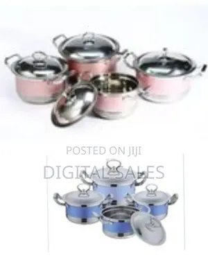 8 Pieces Set of Stainless Steel Serving Dishes