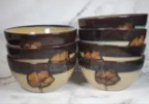 6-Piece Set of Stoneware Bowls