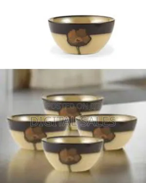 6-Piece Set of Stoneware Bowls