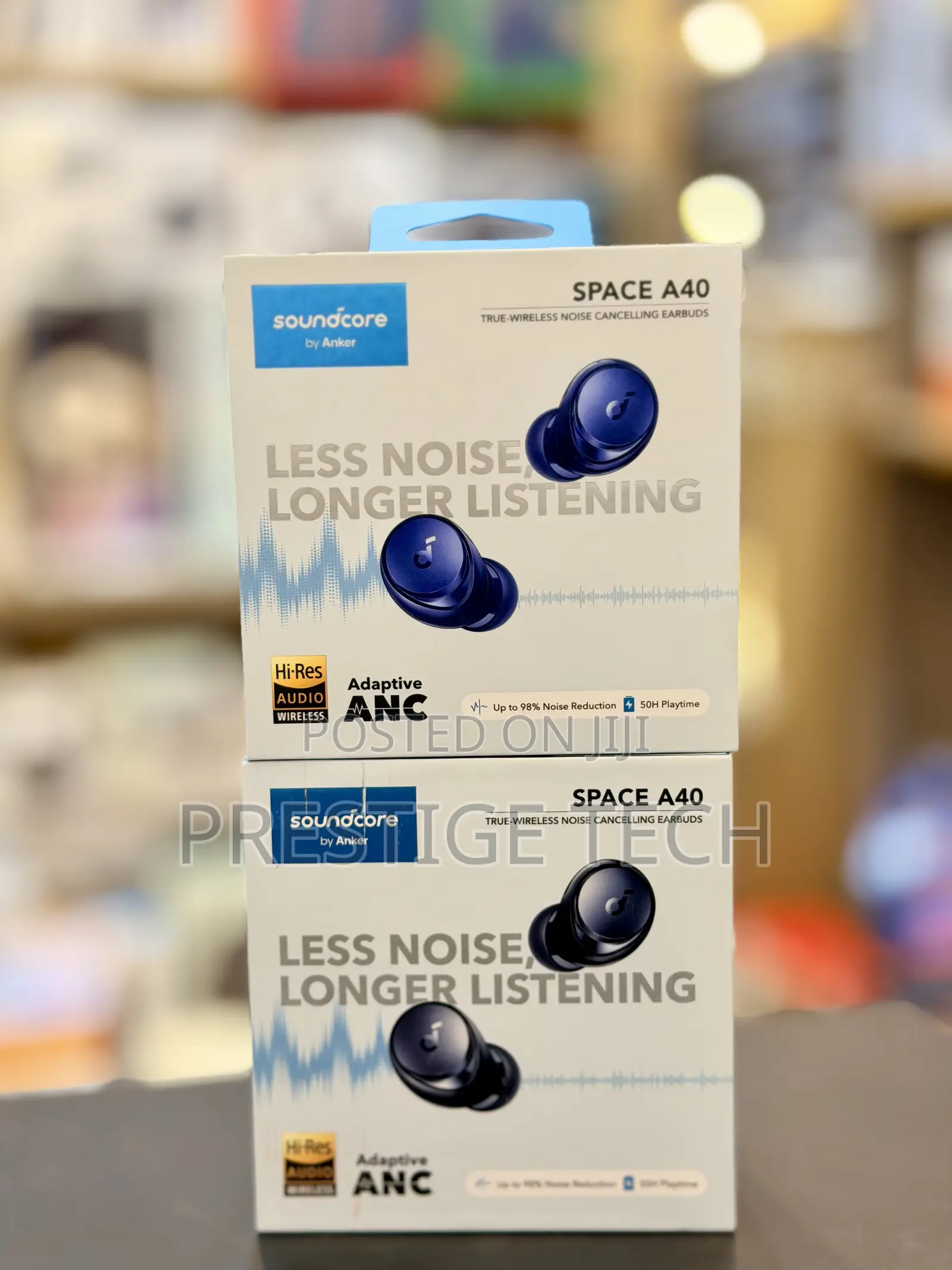 Anker Soundcore Space A40 Adaptive Anc Wireless Earbuds, 50 Hours