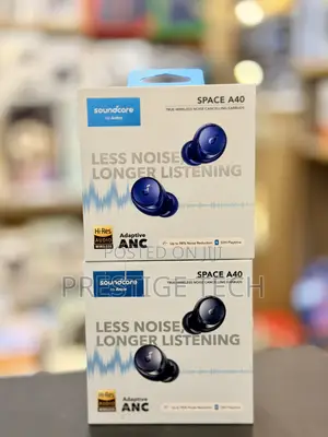 Anker Soundcore Space A40 Adaptive Anc Wireless Earbuds, 50 Hours