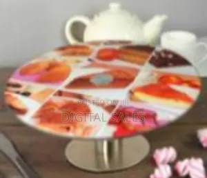 Rotating Dessert Stand / Cake Pedestal With Decorative Top
