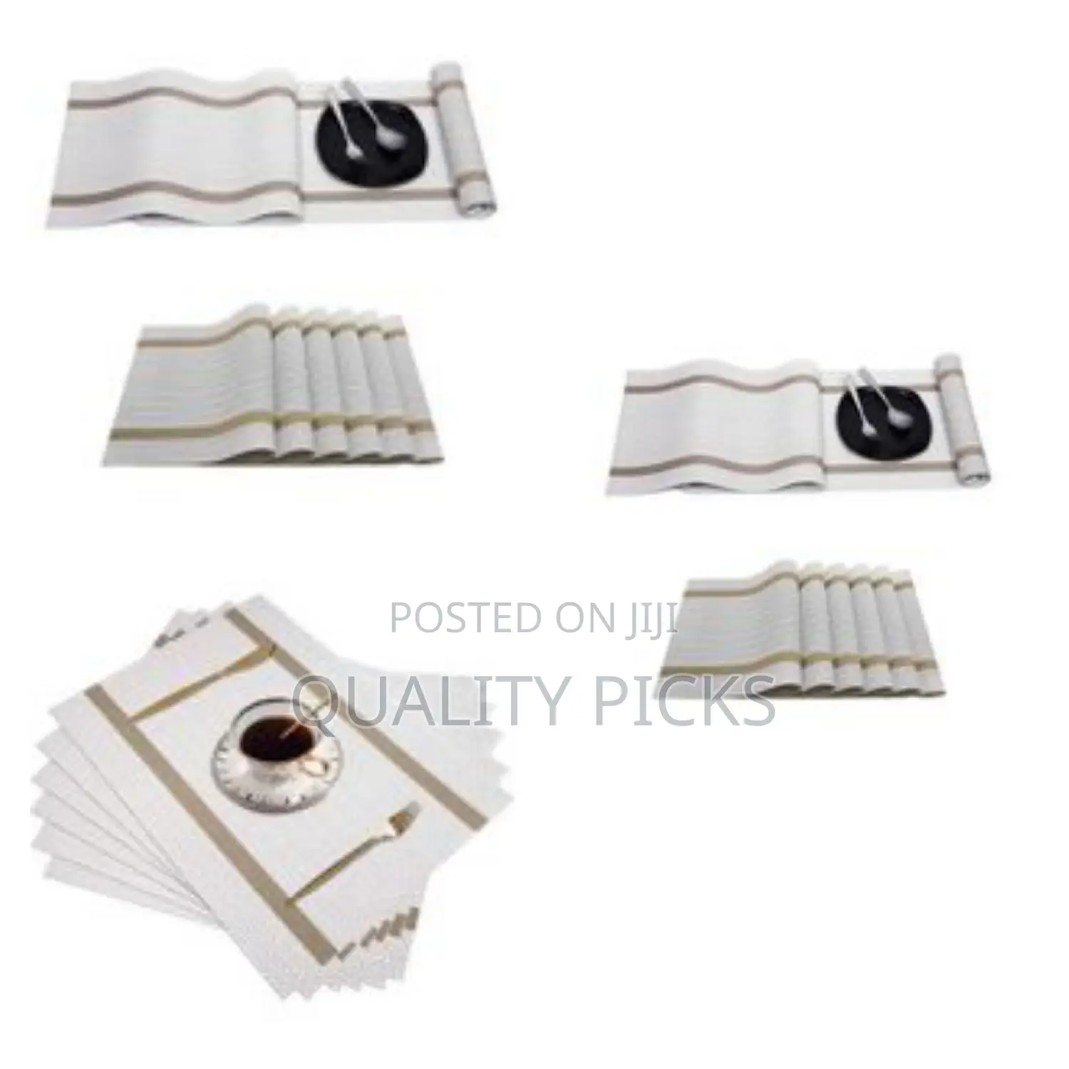 Woven PVC/Vinyl Herringbone Placemats