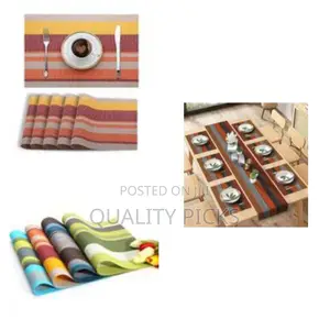 6 PCS Table Mats With a Runner