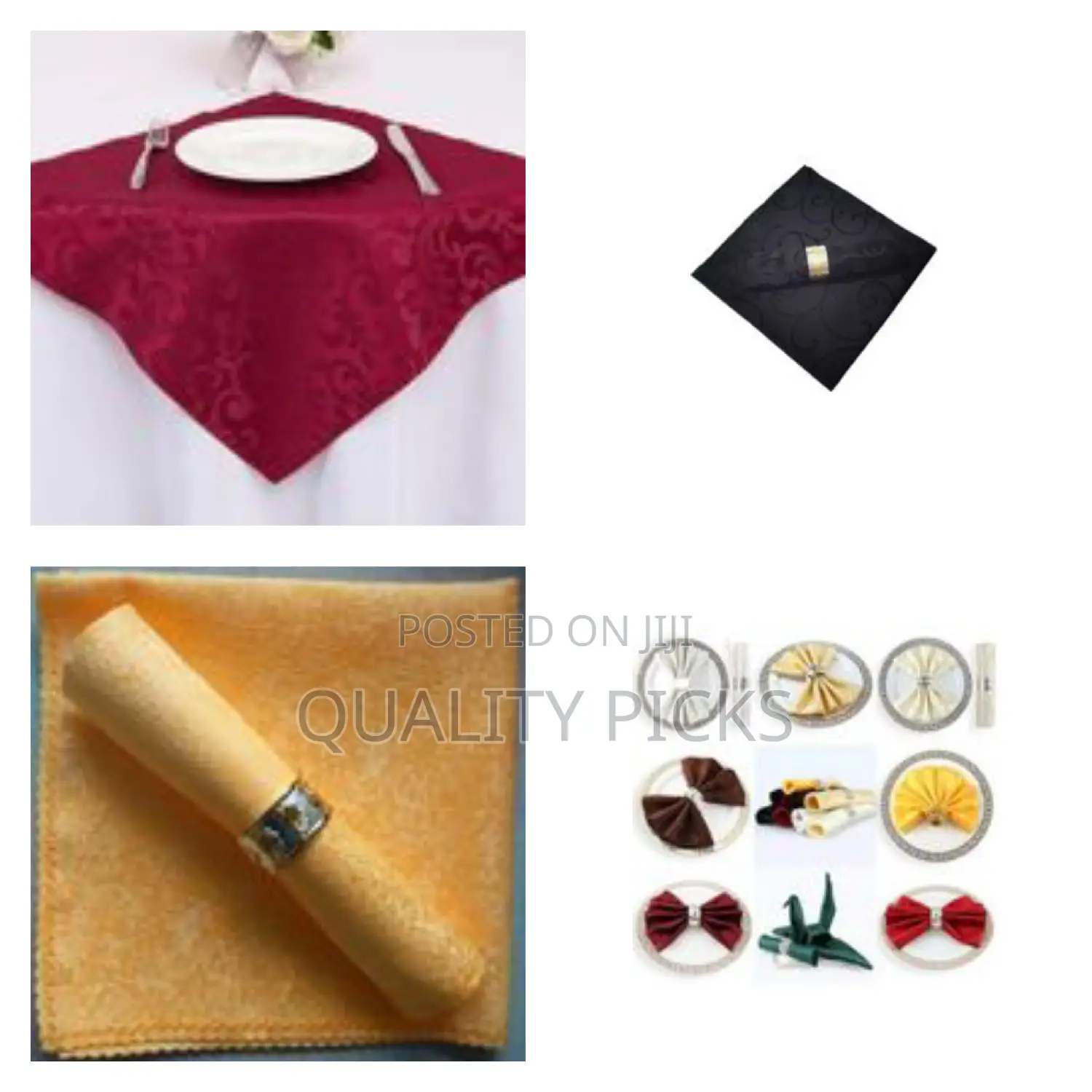 10pcs Hotel Quality Resusable Napkins Set