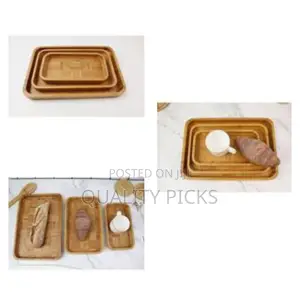Serving Tray Rectangular Made of Solid Beech
