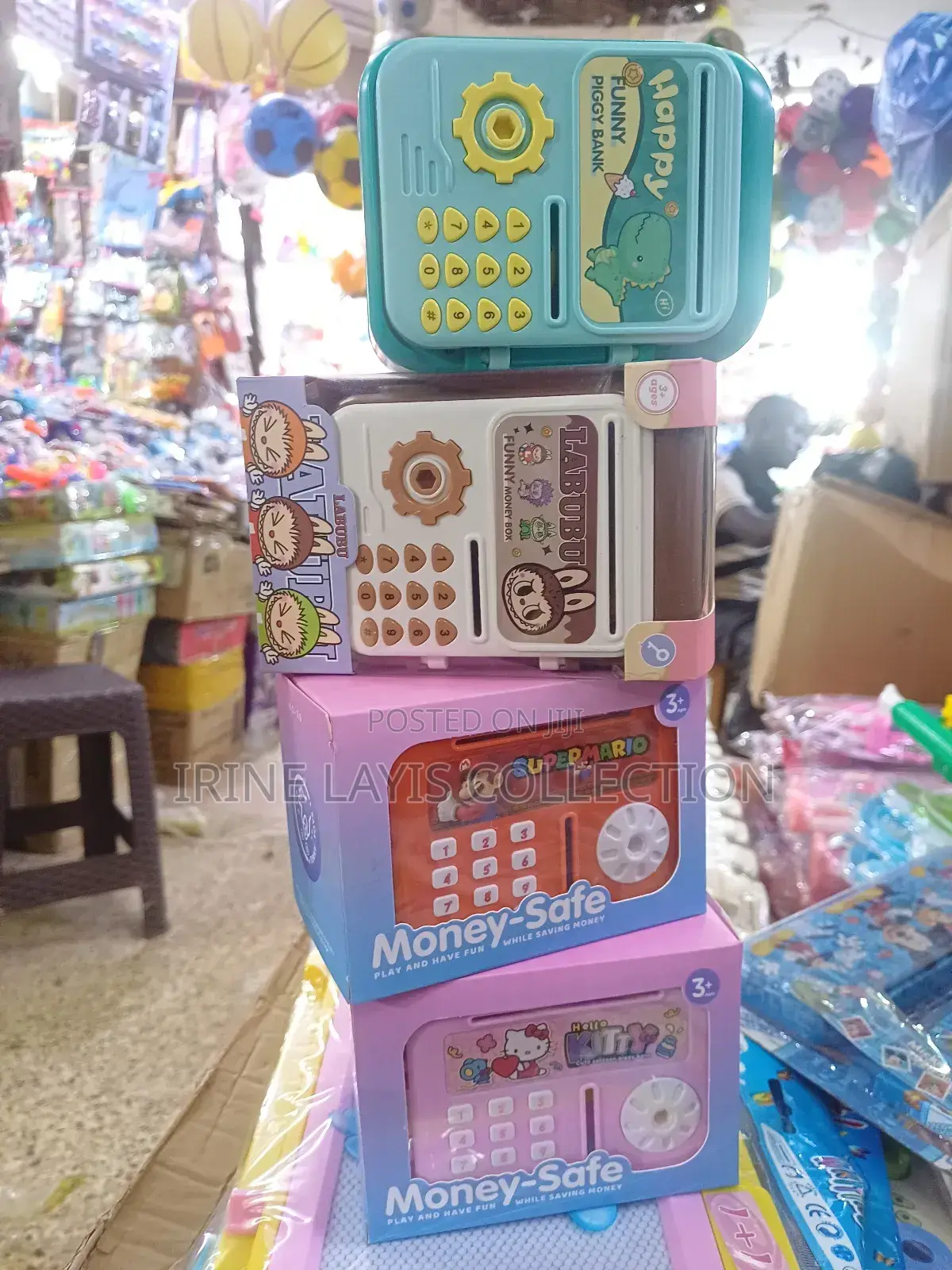 Children's Portable Saving Banks With Lock