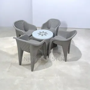 Garden Bars Restaurant Home Plastic Table and Chairs