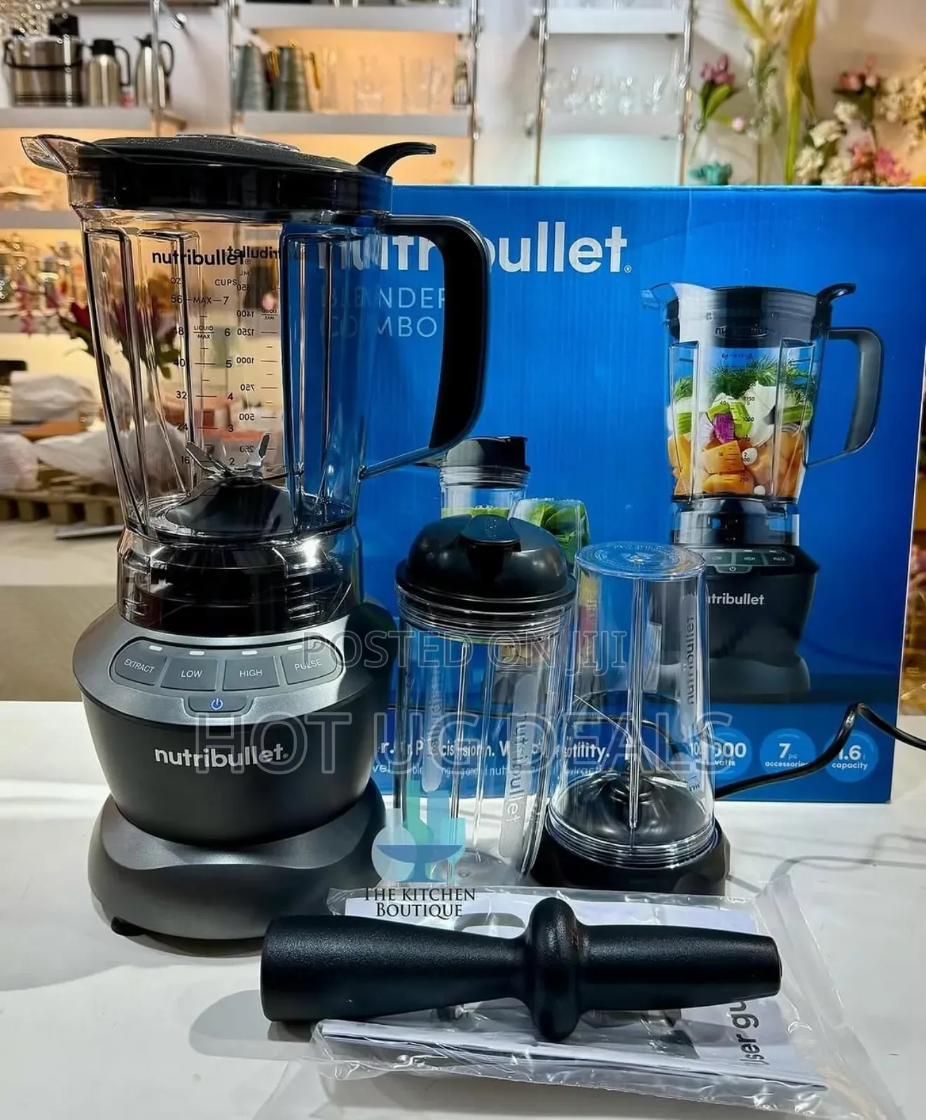 Nutribullet 1000w Combo Blender – Grinder & Smoothie Maker With 1.6l