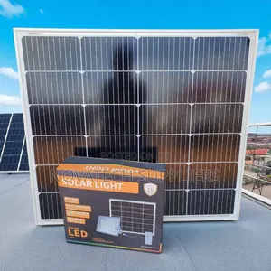 Wawa Blue Carbon 500w Outdoor Solar Flood Light