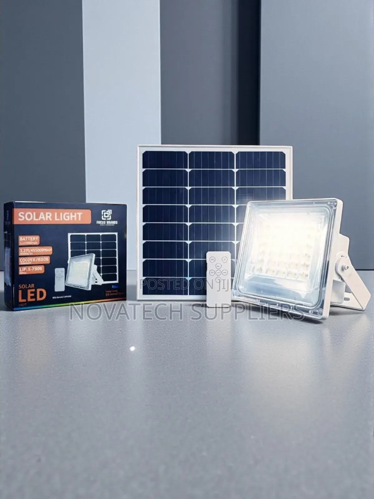 Wawa 400w Blue Carbon Solar Flood Light – High Performance