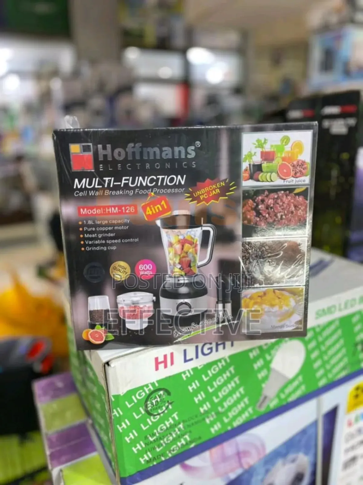 Hoffmans Multi-Function 4-in-1 Food Processor/Blender.