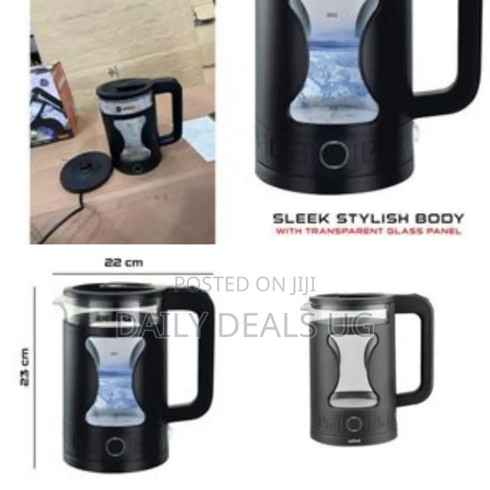 Sayonapps Glass Electric Kettle