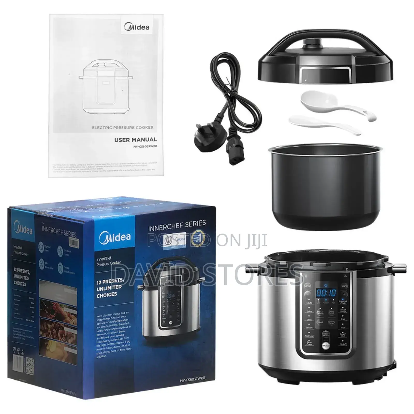 Midea My-Cs6037wp2 5.7l Digital Pressure Cooker