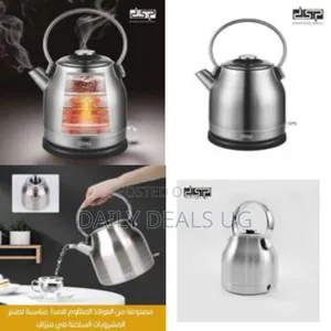 DSP Professional Stainless Steel Electric Kettle, 1,7l - Silver
