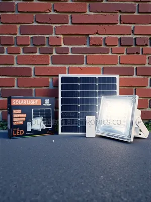 Wawa 400w Heavy-Duty Blue Carbon Solar Flood Light