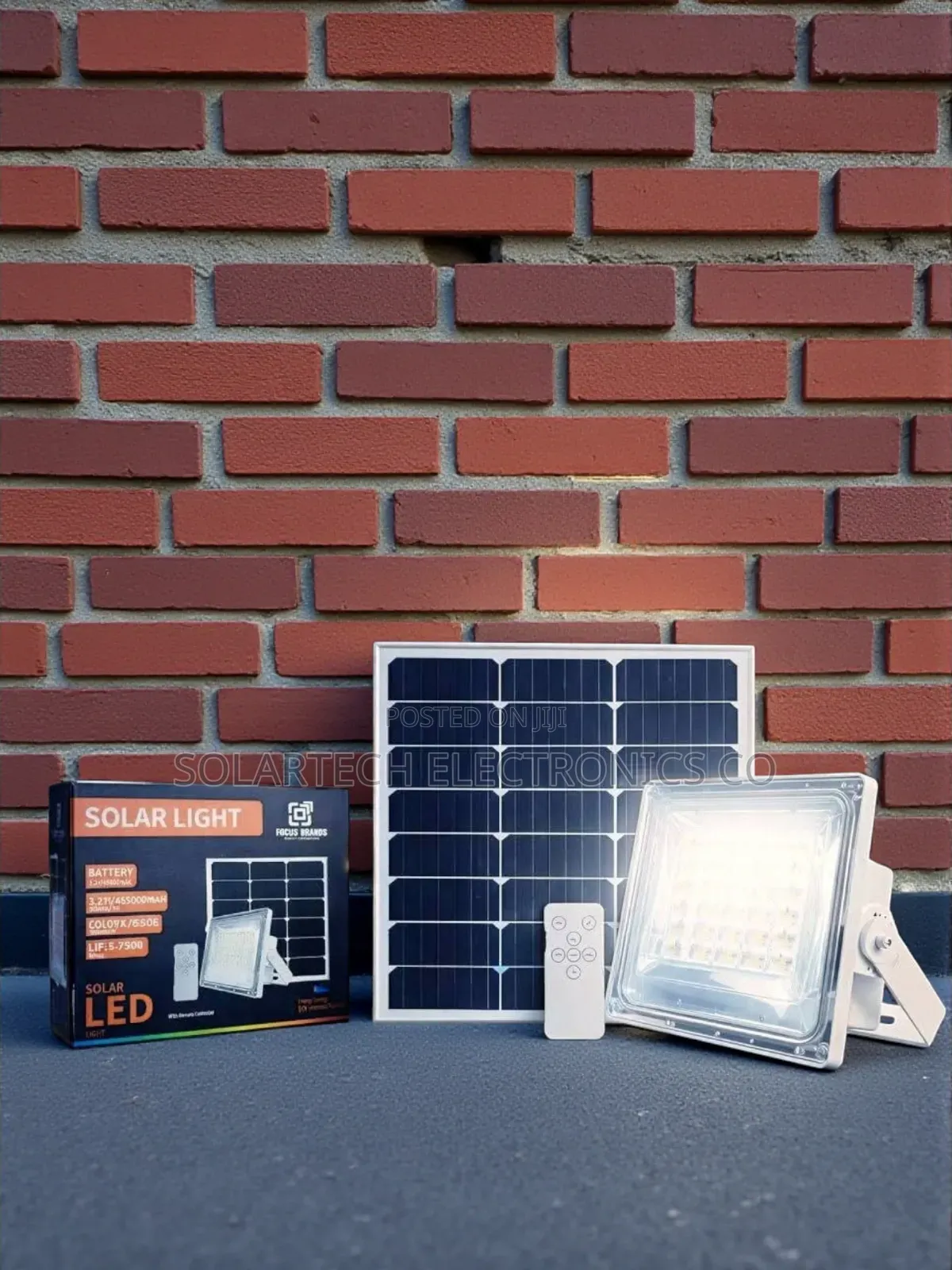 400w Blue Carbon Wawa Solar Flood Light – Long Life Design