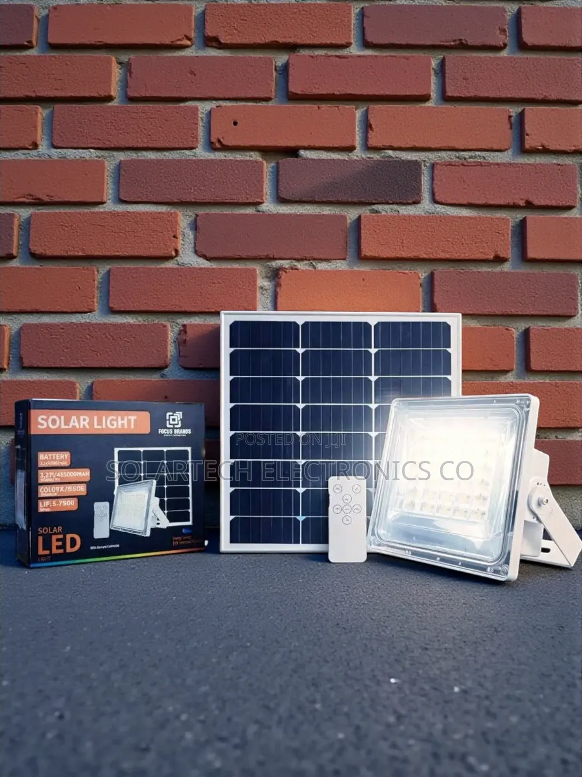 Wawa 400w Solar Powered Flood Light – Wide Coverage