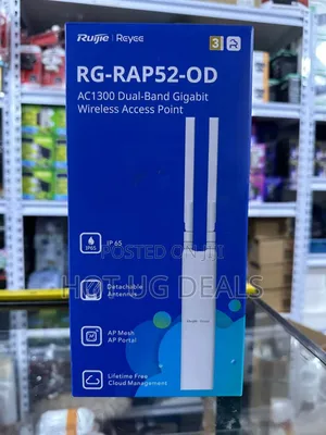 Ruijie Reyee Rg-rap52-od Ac1300 Band Gigabit Wireless Access Point
