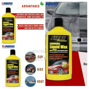 Abro Premium Carnauba Car Liquid Wax With Ptfe
